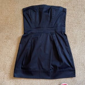 Black French Connection Strapless Dress - size 10